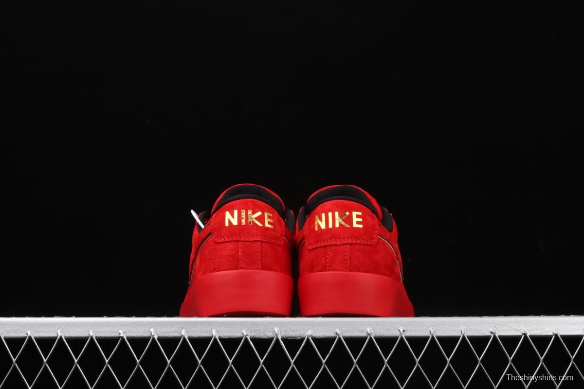 NIKE SB Blazer OG QS Trail Blazers Limited Edition Chinese Red Mouse New year Edition send blessings and money low-top board shoes leisure board shoes CJ7049-818