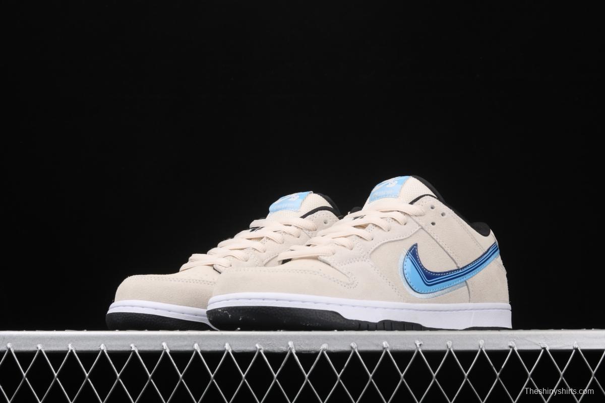 NIKE DUNK SB Low Pro road travel blue hook white blue low-top men's casual board shoes CT6688-200