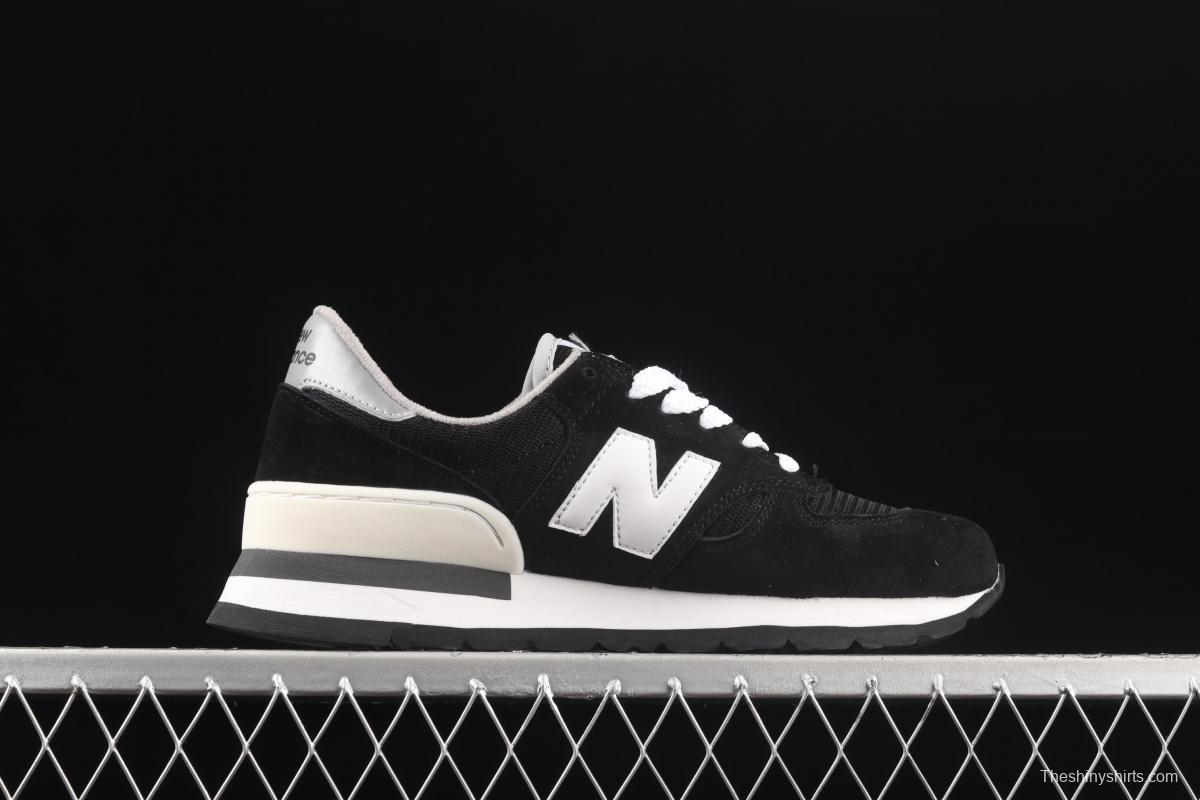 New Balance NB990 series of high-end American retro leisure running shoes W990BLK