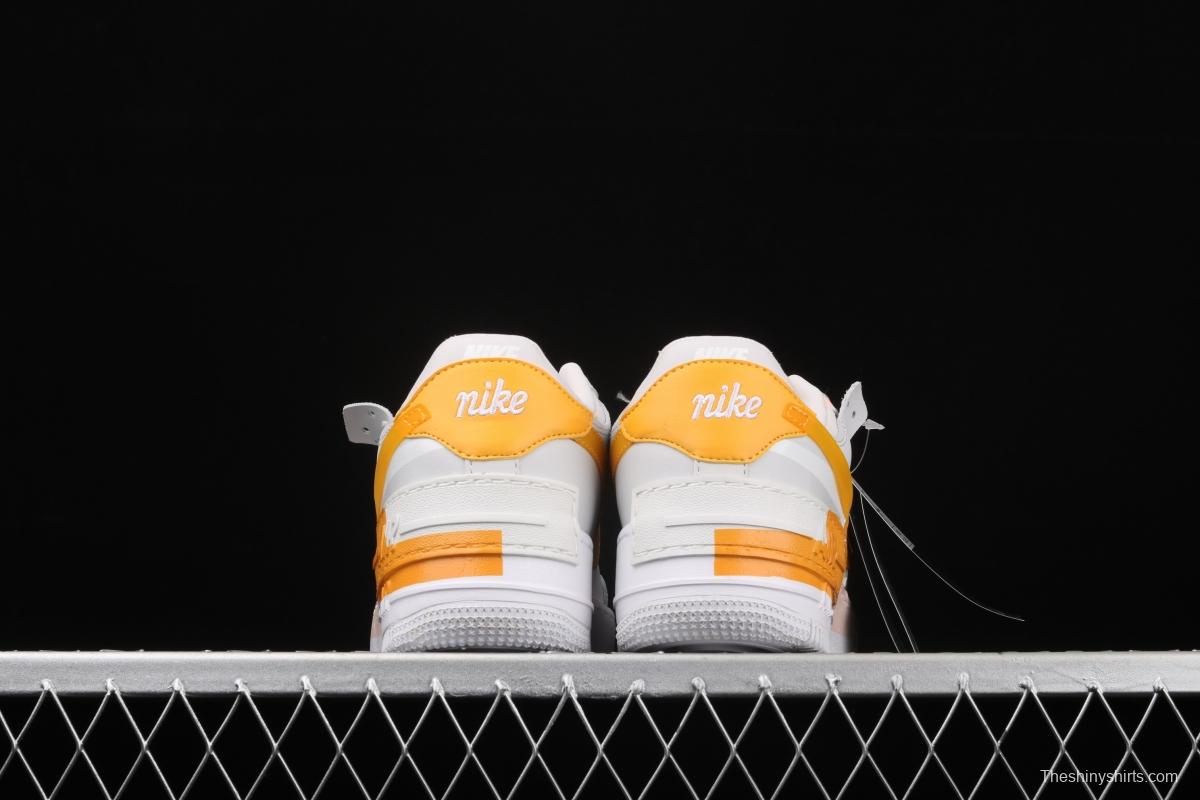 NIKE Air Force 1 ShAdidasow light weight heightened low-top 100-board shoes CQ9503-001