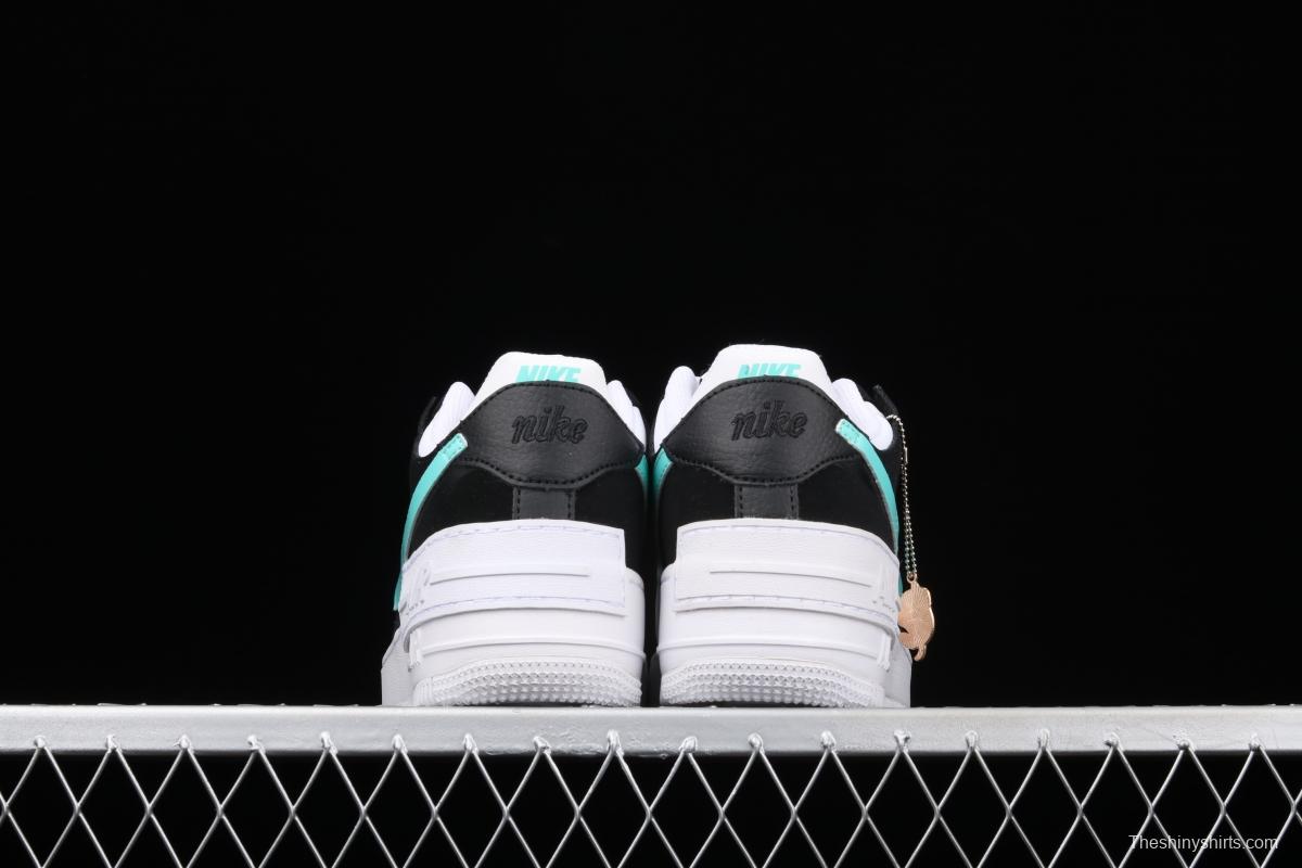 NIKE Air Force 1 ShAdidasow Rtl light weight heightened low-top board shoes CZ7929-100