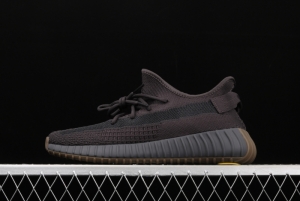 Adidas Yeezy Boost 350V2 Cinder FY2903 Darth Coconut 350 second generation hollowed-out side transparent black angel color BASF Boost original