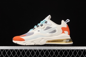 NIKE Air Max 270React high frequency mesh function half palm air cushion running shoes AT6174-200