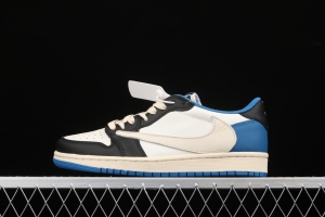 Travis Scott x Air Jordan 1 High OG Lightning inverted low side DM7866-140