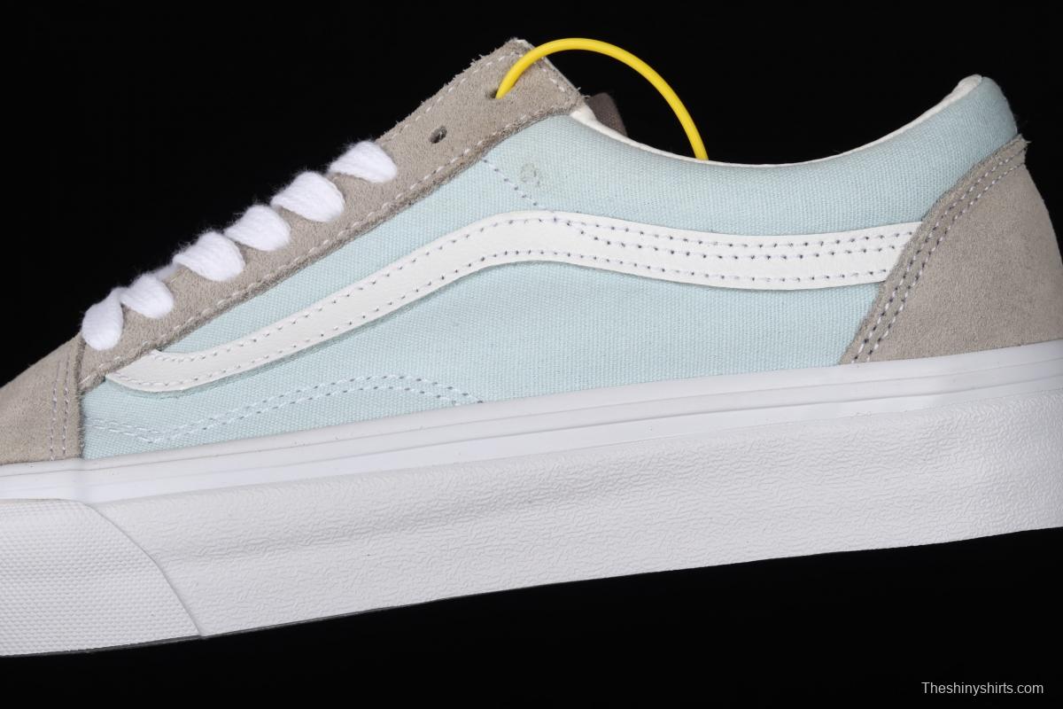 Vans Style 36 Milk Blue Gray matching low-top Leisure Board shoes VN0A3WKT4FY