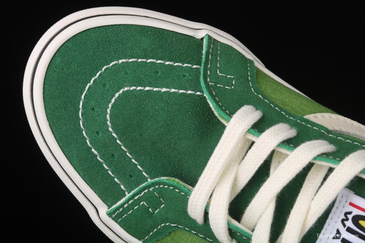 Vans Sk8-Low Reissue S classic avocado green low-top casual board shoes VN0A4UWI4WS canvas shoes