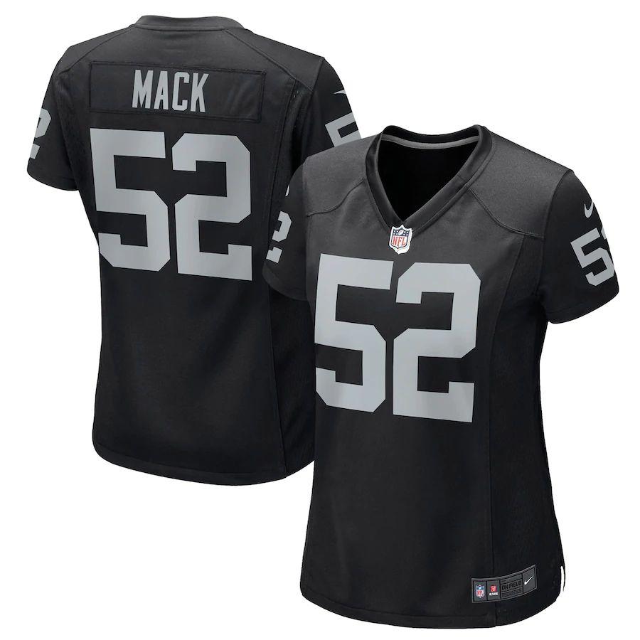 Women's Khalil Mack Black Player Limited Team Jersey