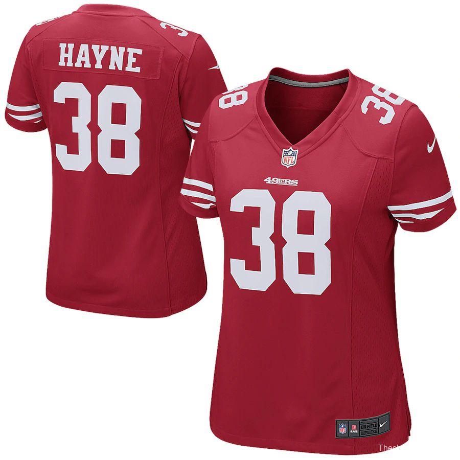 Women's Jarryd Hayne Scarlet Player Limited Team Jersey