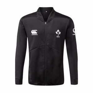 Ireland 2020-21 Men's Rugby Track Jacket Black