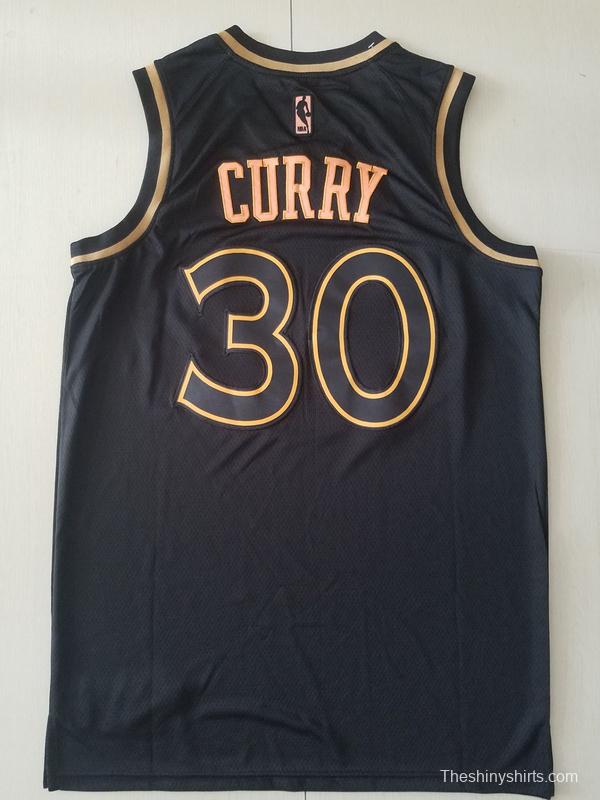 Stephen Curry 30 Black Golden Edition Jersey