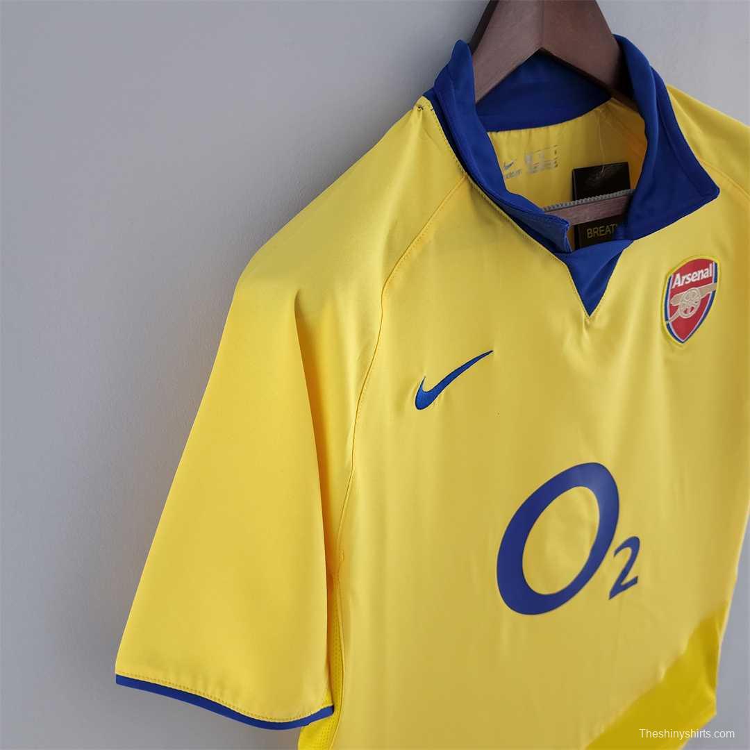 Retro 03-05 Arsenal Away Soccer Jersey