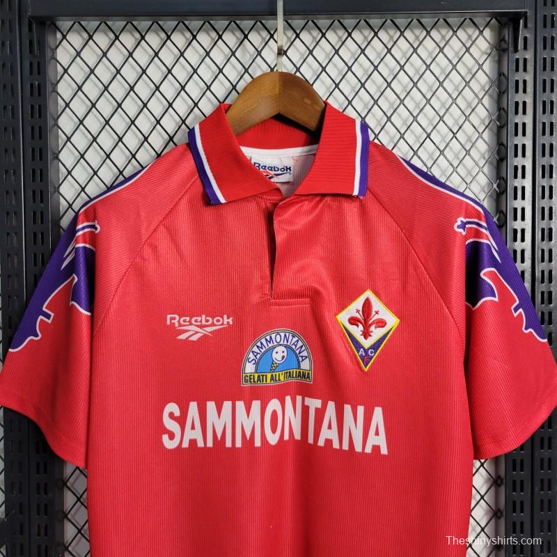 Retro 95-96 Fiorentina Third Red Jersey