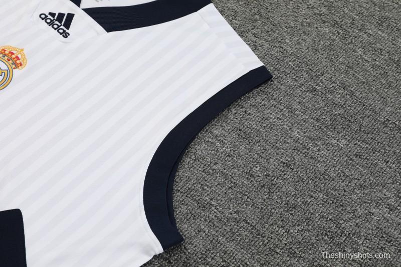 23-24 Real Madrid Remake Icon White Vest Jersey+Shorts