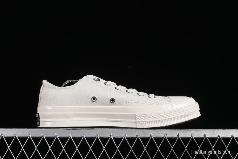 Converse Chuck 1970s Original Cream White Low-Top Casual Canvas Shoes - 151230C