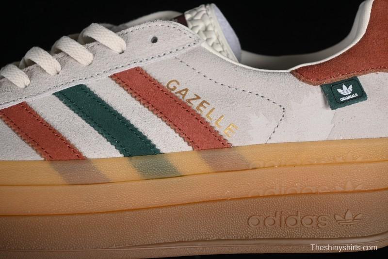 Adidas Originals Gazelle Bold IG3685 Low-Top Sneakers with Thick Sole for Casual Wear Anti-Slip and Durable