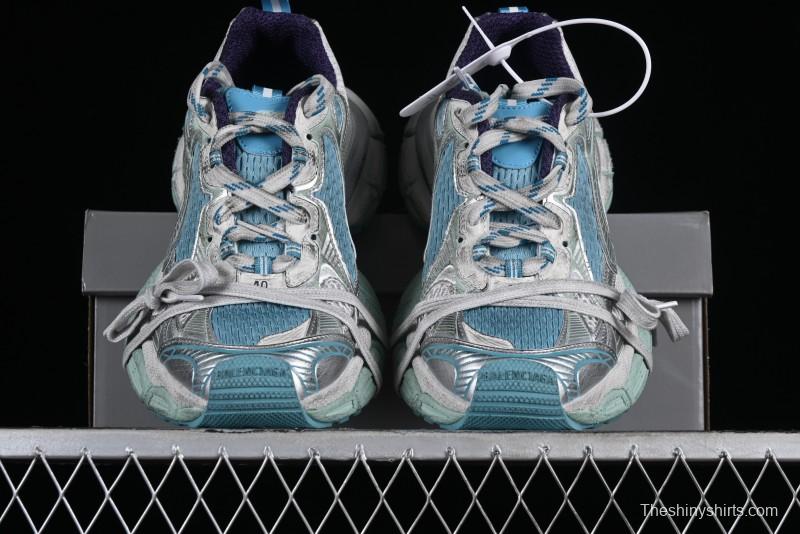 Balenciaga Phantom Sneaker 10th Generation Trend Running Shoes with Transparent Heel Strap - W3XL54095