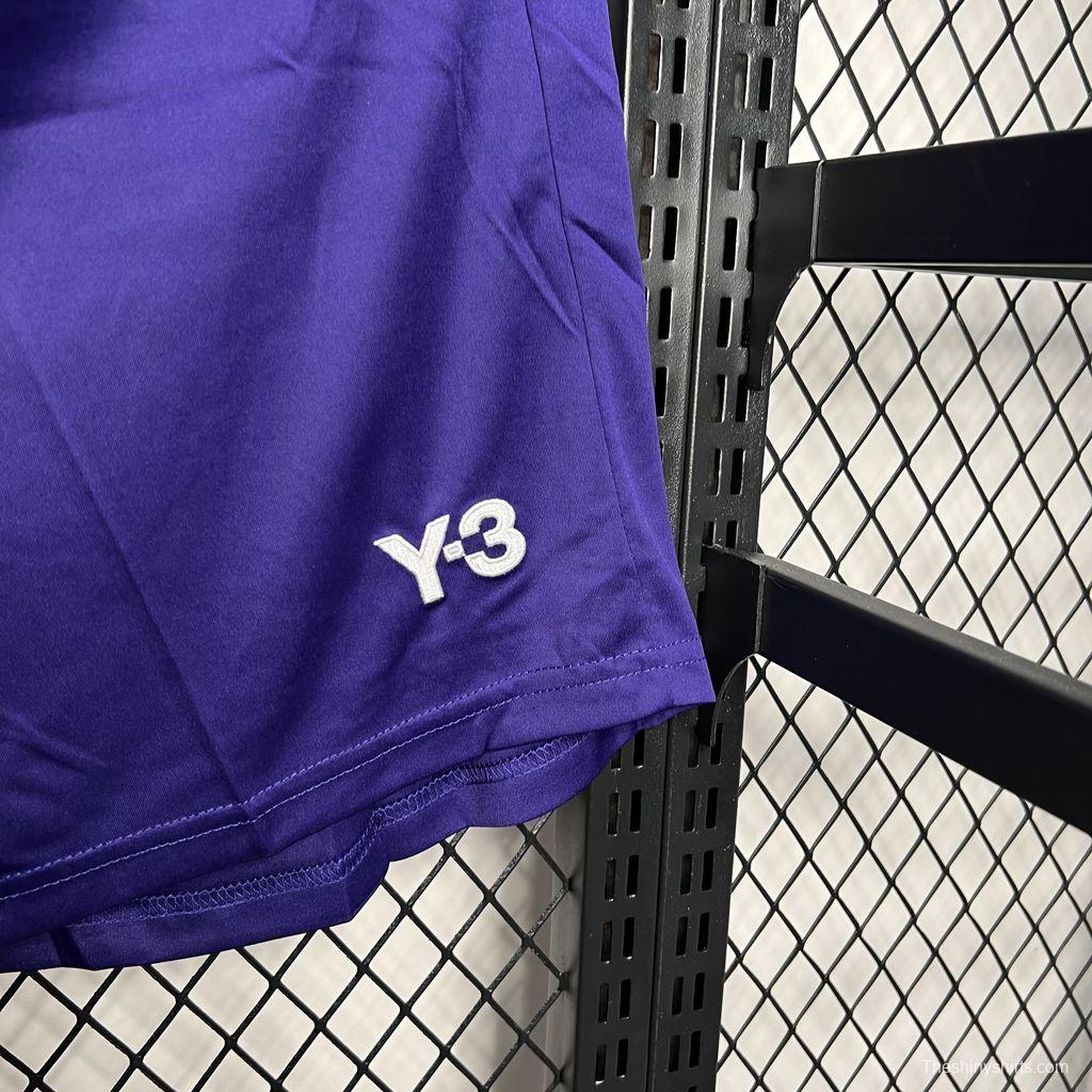 24/25 Real Madrid x Y3 Purple Special Edition Shorts