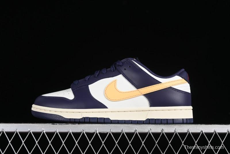 Nike Dunk Low Retro Navy Blue SB Low-Top Casual Skate Shoes - FV8106-181