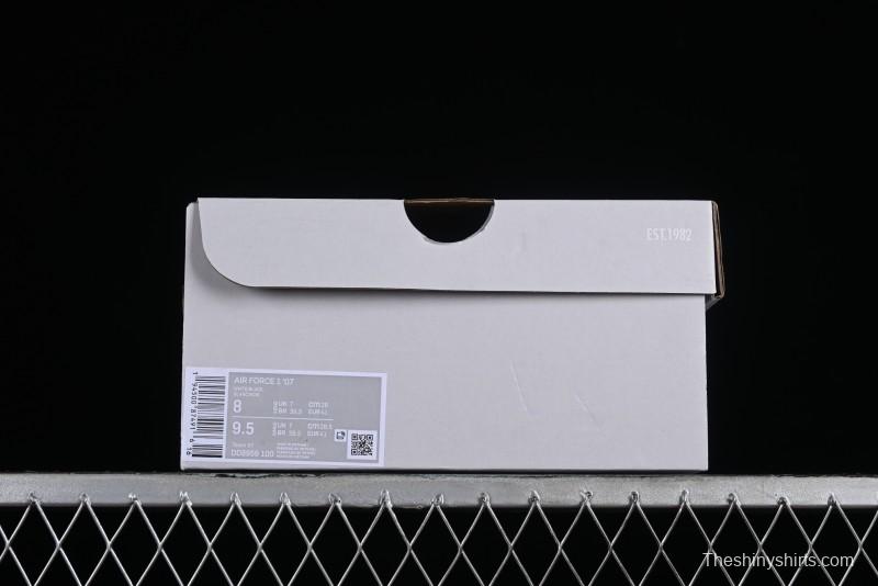 Nike Air Force 1 '07 Low Casual Sneakers with Double Swoosh Design - DD8959-100