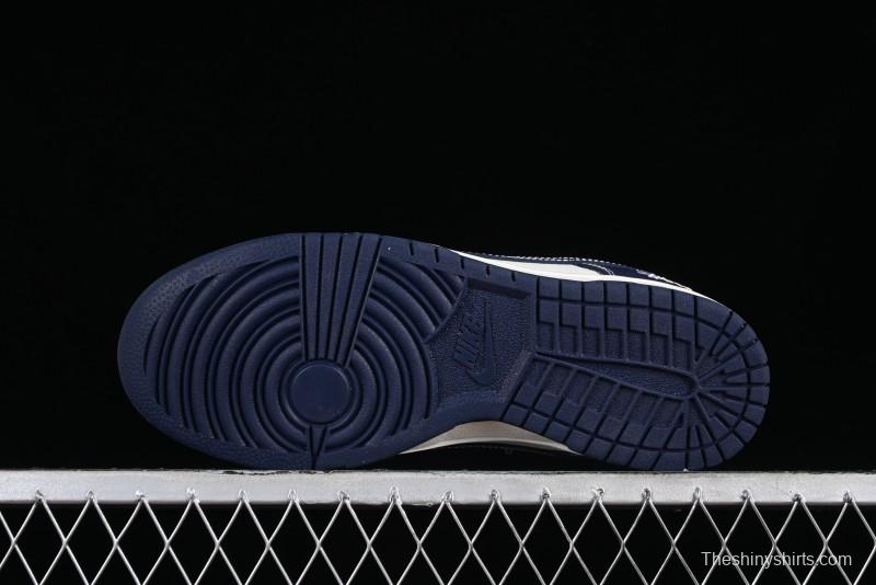 Nike SB Dunk Low Stussy Collaboration - Mark Line Starry Sky Anniversary High-End Custom Low-Top Casual Skate Shoes - BB9898-002