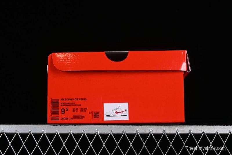 Supreme x Nike SB Dunk Low Casual Skate Shoes with Zoom Air Cushion - DQ1098-333