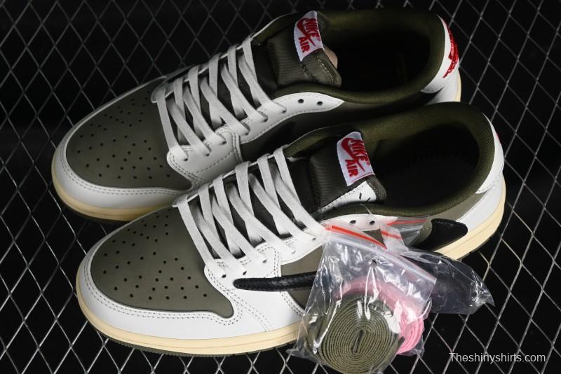 Nike Travis Scott x Air Jordan 1 Low OG Retro Sneakers DM7866-200