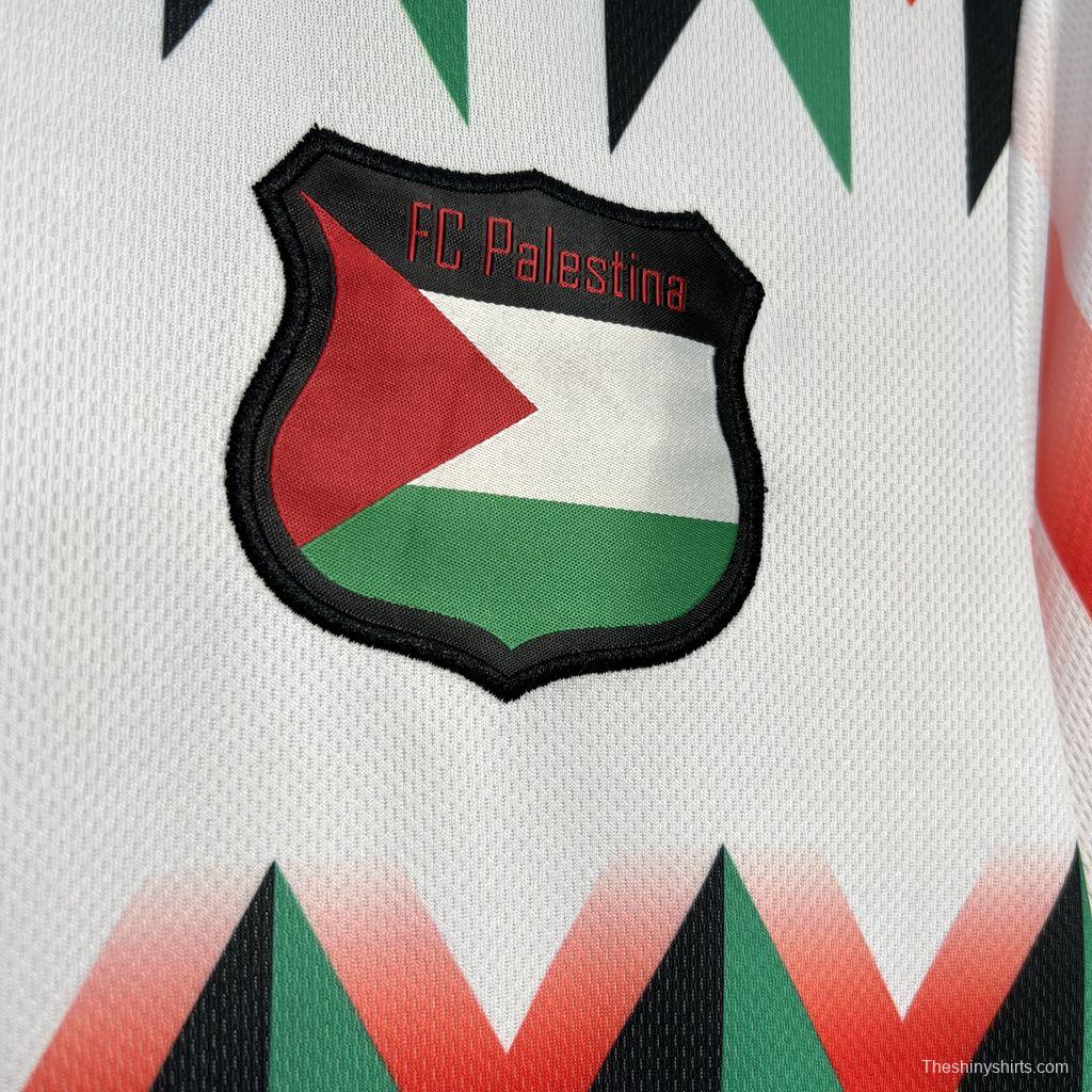 24/25 CD Palestino x Hypepeace White Jersey S-XXXXL