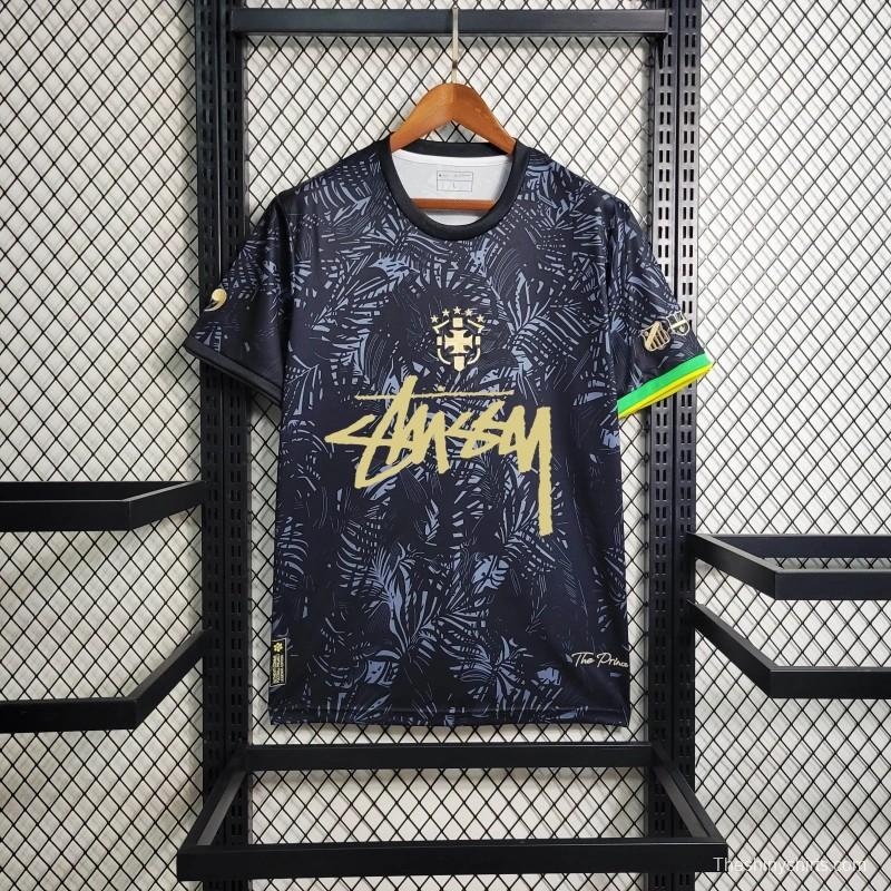 2024 Brazil x Stussy Black Special Jersey