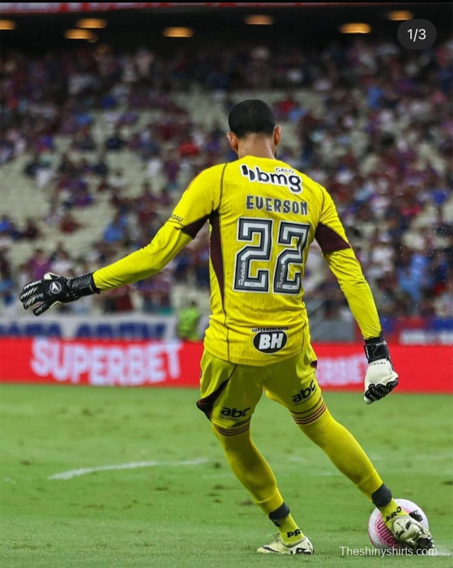 24/25 Atlético Mineiro Limited Edition Goalkeeper Yellow All Sponsors