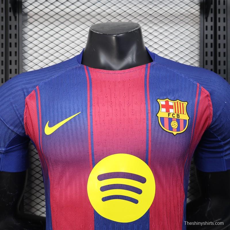 Player Version 25/26 Barcelona Home Jersey