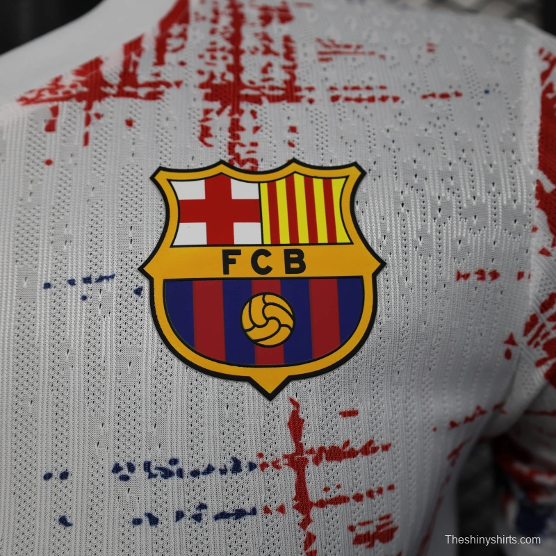 25/26 Player Version Barcelona Artistic Graffiti Limited Edition Jersey
