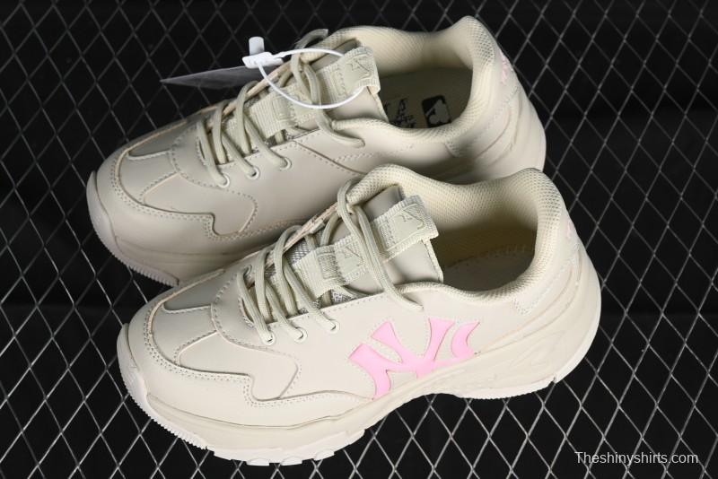 New York Yankees MLB Bigball Chunky Window Thick Sole Casual Sneakers - 3ASHBCW3N50IVS