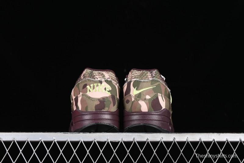 Nike Air Max 1 Retro Running Shoes with Half-Sole Air Cushion - FN8358-200