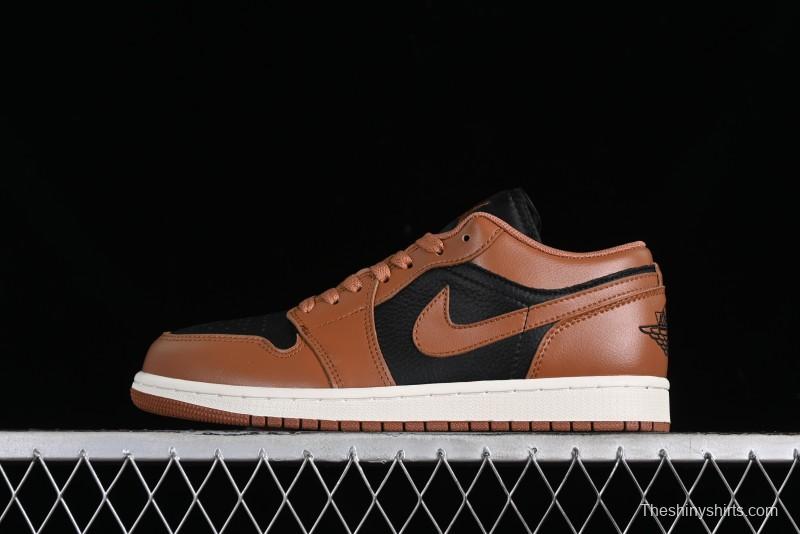 Nike Air Jordan 1 Low AJ1 Black Mocha Casual Sneakers - DC0774-021