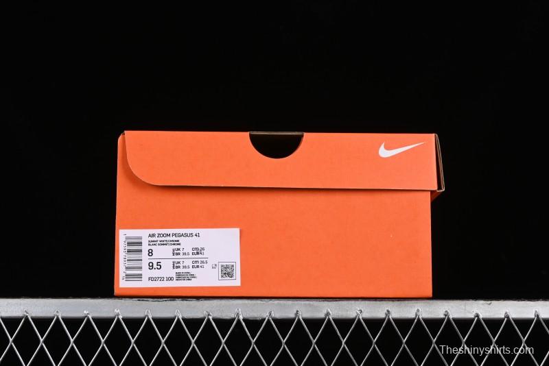 Nike Air Zoom Pegasus 41 Breathable Lightweight Running Shoes with Cushioning - FD2722-100