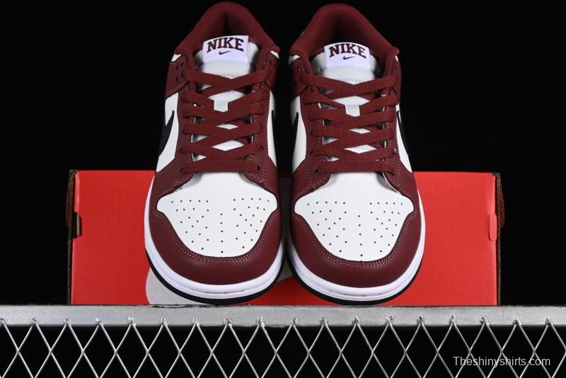 Nike Dunk Low SB Wine Red Black Low-Top Skateboarding Shoes - FJ4616-600