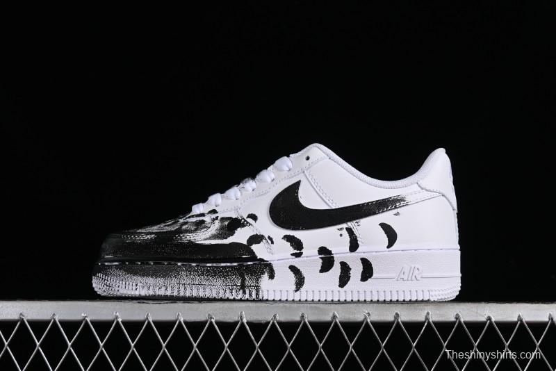 Nike Air Force 1 '07 Low Custom Hand-Painted 2D Industrial Scene Casual Sneakers - 315122-311