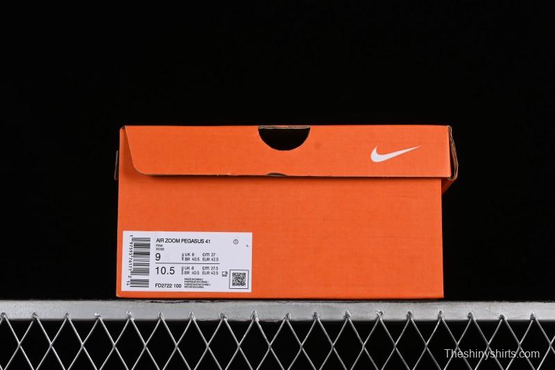Nike Air Zoom Pegasus 41 Breathable Mesh Lightweight Running Shoes - FD2722-100