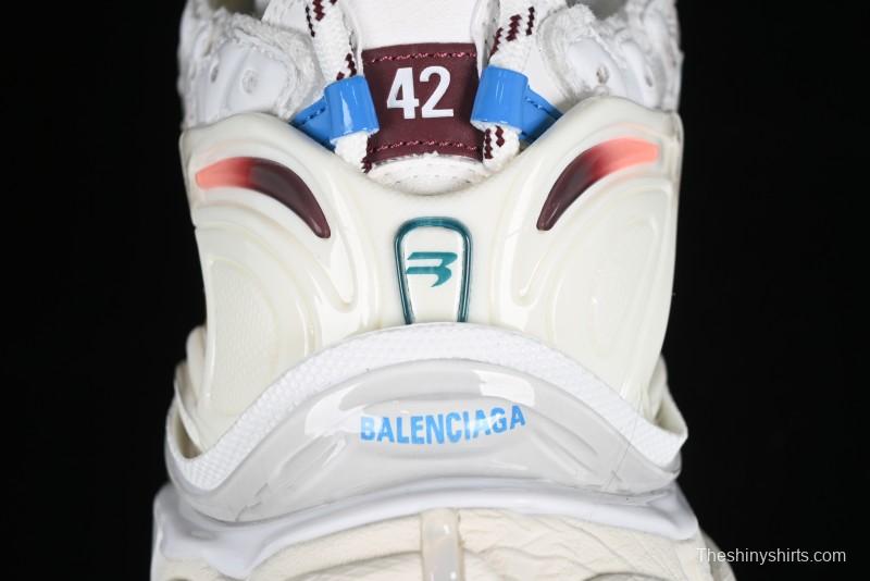 Balenciaga Runner Kith Four Color Retro Casual Sneakers - W3RNY0326