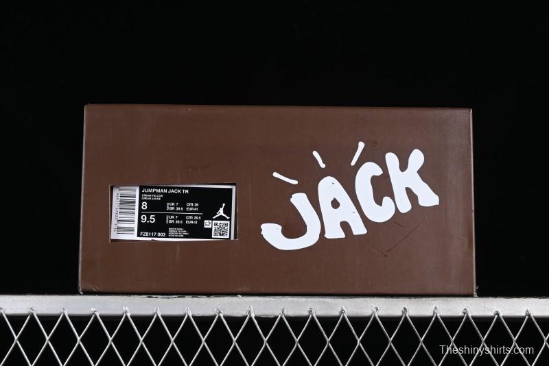 Nike Travis Scott x Jordan Cut The Check AJ1 Basketball Shoes with Velcro Strap - FZ8117-003