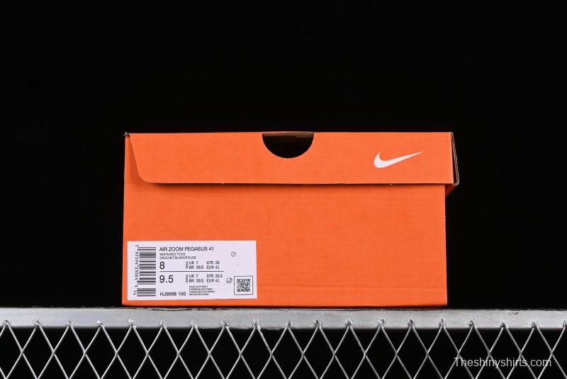 Nike Air Zoom Pegasus 41 Breathable Lightweight Running Shoes with Cushioning - HJ9068-100