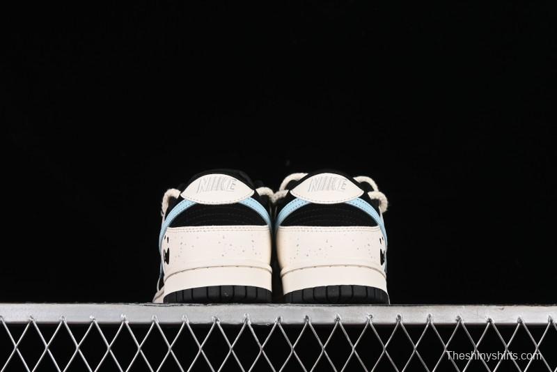 Nike Dunk Low SB Retro Vintage Panda Blueberry Casual Sneakers - DD1391-100