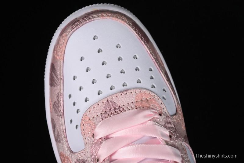 Nike Air Force 1 '07 Low Valentine's Day Limited Edition Pink Bear Sneakers - DH2920-111
