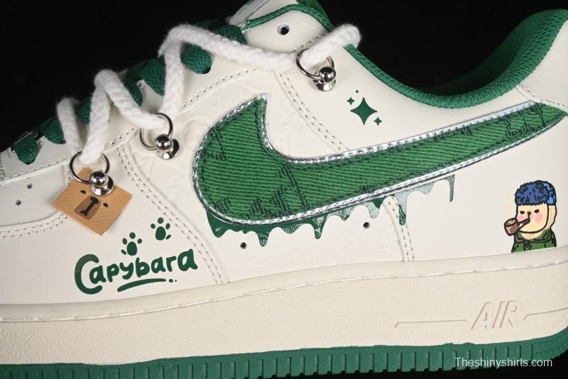 Nike Air Force 1 '07 Low x Capybara "Van Gogh" Casual Sneakers - LV0506-330