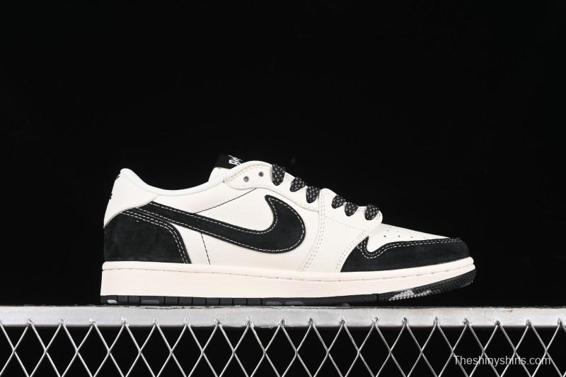 Nike Travis Scott x Fragment Design x Air Jordan 1 Low OG SP Sneakers - XY2688-106