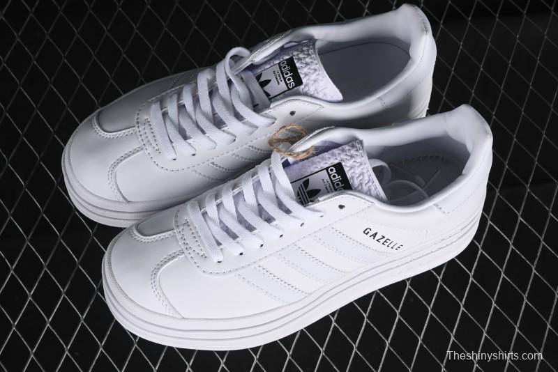 Adidas Originals Gazelle Bold IE5130 Low-Top Sneakers with Thick Sole for Casual Wear, Slip-Resistant and Durable - IE5130