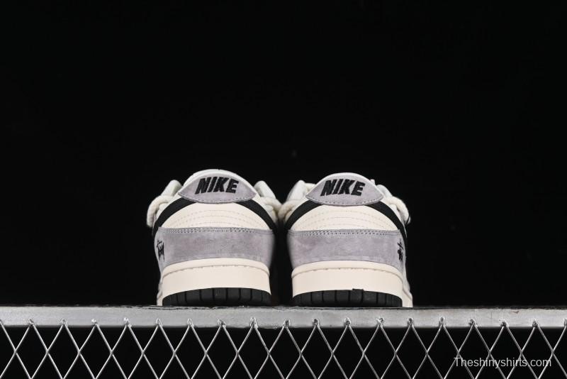 Nike SB Dunk Low Stussy Anniversary Edition Customized Low-Top Casual Skate Shoes - SJ2068-293