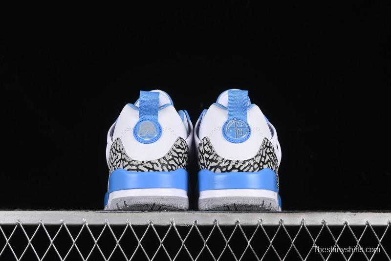 Nike Jordan Spizike Low AJ Hybrid Design Sneakers with Cracked Leather and Multi-Element Fusion - FQ1759-141