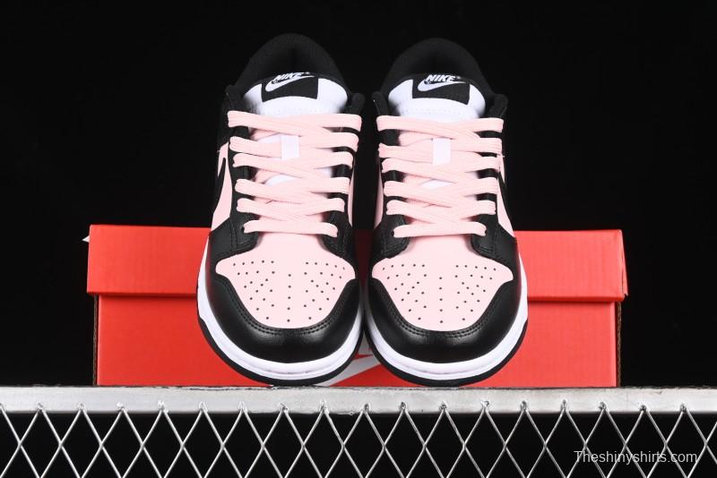 Nike SB Dunk Low Casual Skate Shoes in Black Pink - CW1590-100