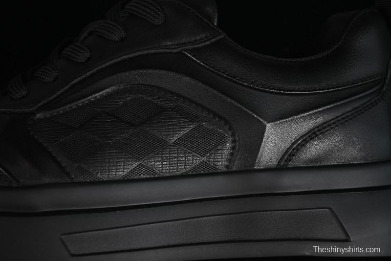 Ecco Street ACE Series Autumn New Retro Fashion Genuine Leather Platform Casual Sneakers - 63336101001